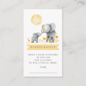 象のキスおむつくじのチケット エンクロージャーカード (正面)