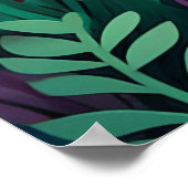 象のクールジャングル愛好家 ポスター (角)