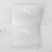 象のグリーティングカード カード (内部)