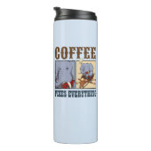 象のコおもしろいーヒーがすべての漫画を修正 タンブラー (回転右)