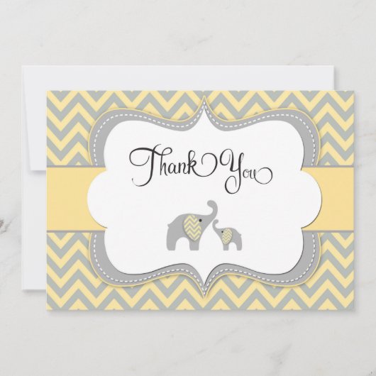 象のサンキューカード サンキューカード (正面)