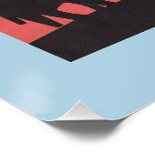 象のシルエットと手のひらのポスター ポスター (コーナー)