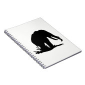 象のシルエット ノートブック (右側)