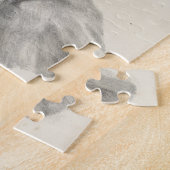 象のスケッチ ジグソーパズル (側面)