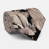 象のタイ ネクタイ (ロール)