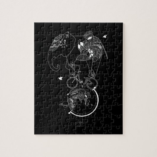 象のツアー ジグソーパズル (縦)