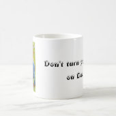 象のテーマのマグ コーヒーマグカップ (中央)