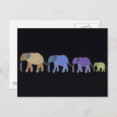 象のハガキ忘れがない ポストカード (正面/裏面)