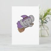 象のハロウィン魔女キッズ魔女コスチューム シーズンカード (スタンド正面)