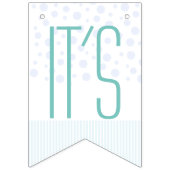 象のハート男の子の赤ちゃんシャワー バンティングフラッグ (第2の旗)