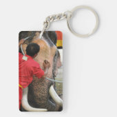 象のバスタイム…アユタヤ(タイ) キーホルダー (裏面)