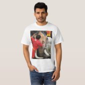 象のバスタイム...タイ・アユタヤ Tシャツ (正面フル)