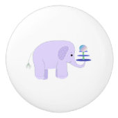 象のバランス法 セラミックノブ (正面)