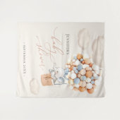 象のバルーンクラウドタペストリー タペストリー (正面(横))