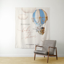 象のバルーン クラウズ タペストリー