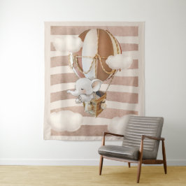 象のバルーン ニュートラル バーチャル シャワー 背景 タペストリー