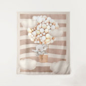 象のバルーン ニュートラル バーチャル シャワー 背景 タペストリー (正面)