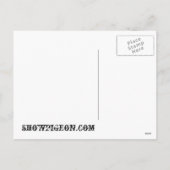 象のバレンタイン シーズンポストカード (裏面)