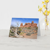 象のパレード カード (黄色い花)