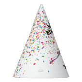 象のパーティー – 動物の誕生日パーティー パーティーハット (左)