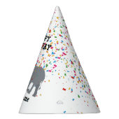 象のパーティー – 動物の誕生日パーティー パーティーハット (右)