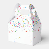 象のパーティー – 動物の誕生日パーティー フェイバーボックス (裏面サイド)