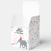 象のパーティー – 動物の誕生日パーティー フェイバーボックス (オープン)