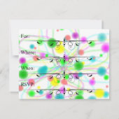 象のパーティー 招待状 (裏面)