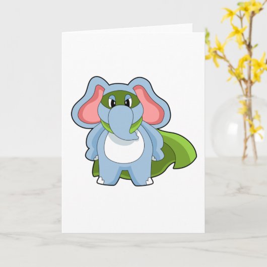 象のヒーロー カード (黄色い花)