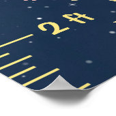 象のピンクと海軍の成長チャート ポスター (角)