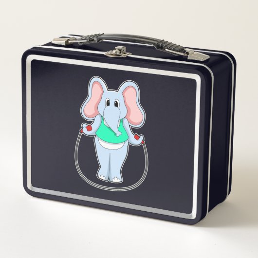 象のフィットネスで縄跳び.PNG メタルランチボックス