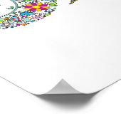 象のフローラアート ポスター (角)