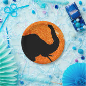 象のプロフ太陽のァイルEclipseの影 ペーパープレート (パーティー)