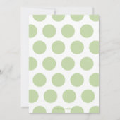 象のベイビーシャワー招待状 性別発表 招待状 (裏面)