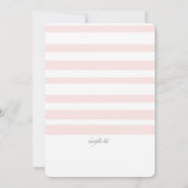 象のベイビーシャワー招待状 招待状 (裏面)