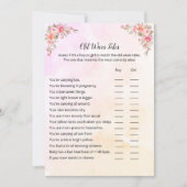 象のベイビーシャワー オールドワイズテイルズ カード (正面)