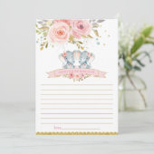 象のベビーガールツインアドバイスのためにママはカードになる 招待状 (スタンド正面)