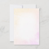 象のベビーシャワーありがとう サンキューカード (裏面)