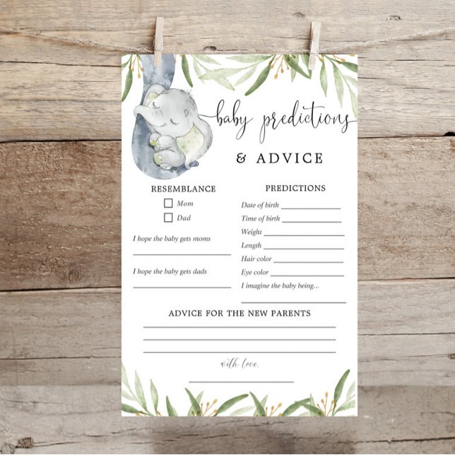 象のベビー予測アドバイスの緑の金ゴールド (クリエイターアップロード済み)