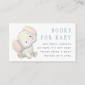 象のベビー エンクロージャーカード (正面)