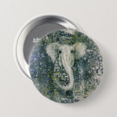 象のボタン 缶バッジ (正面&裏面)