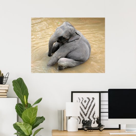 象のポスター ポスター (ホームオフィス)