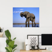 象のポスター ポスター (ホームオフィス)