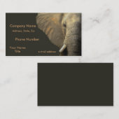 象のポートレート 名刺 (正面/裏面)