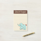 象のリストを行う食料品投稿Itノート贈り物 ポストイット (デスク上)