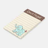 象のリストを行う食料品投稿Itノート贈り物 ポストイット (アングル)