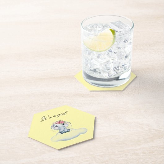 象のロージーと夢のような日。 ペーパーコースター (インサイチュ)