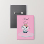 象のロージーと夢のような日。ボタン 缶バッジ (正面/裏面)