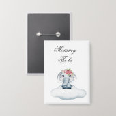 象のロージーと夢のような日。 缶バッジ (正面/裏面)