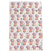 象の休日カスタマイズ ミディアムペーパーバッグ (裏面)